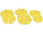 SPINNER POLY DISC 18in CCW YELLOW